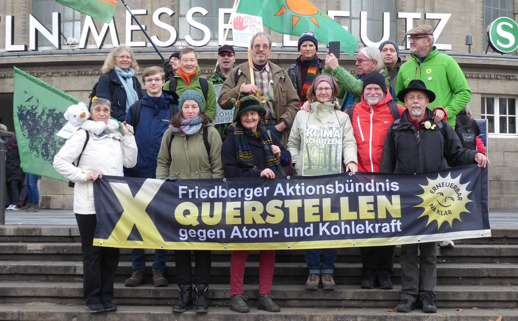 Auch Querstellen demonstriert am 1. 12. 2018 in Köln